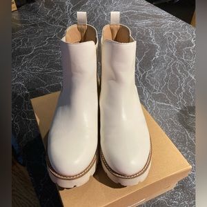 Boutique Cream Colored Boots